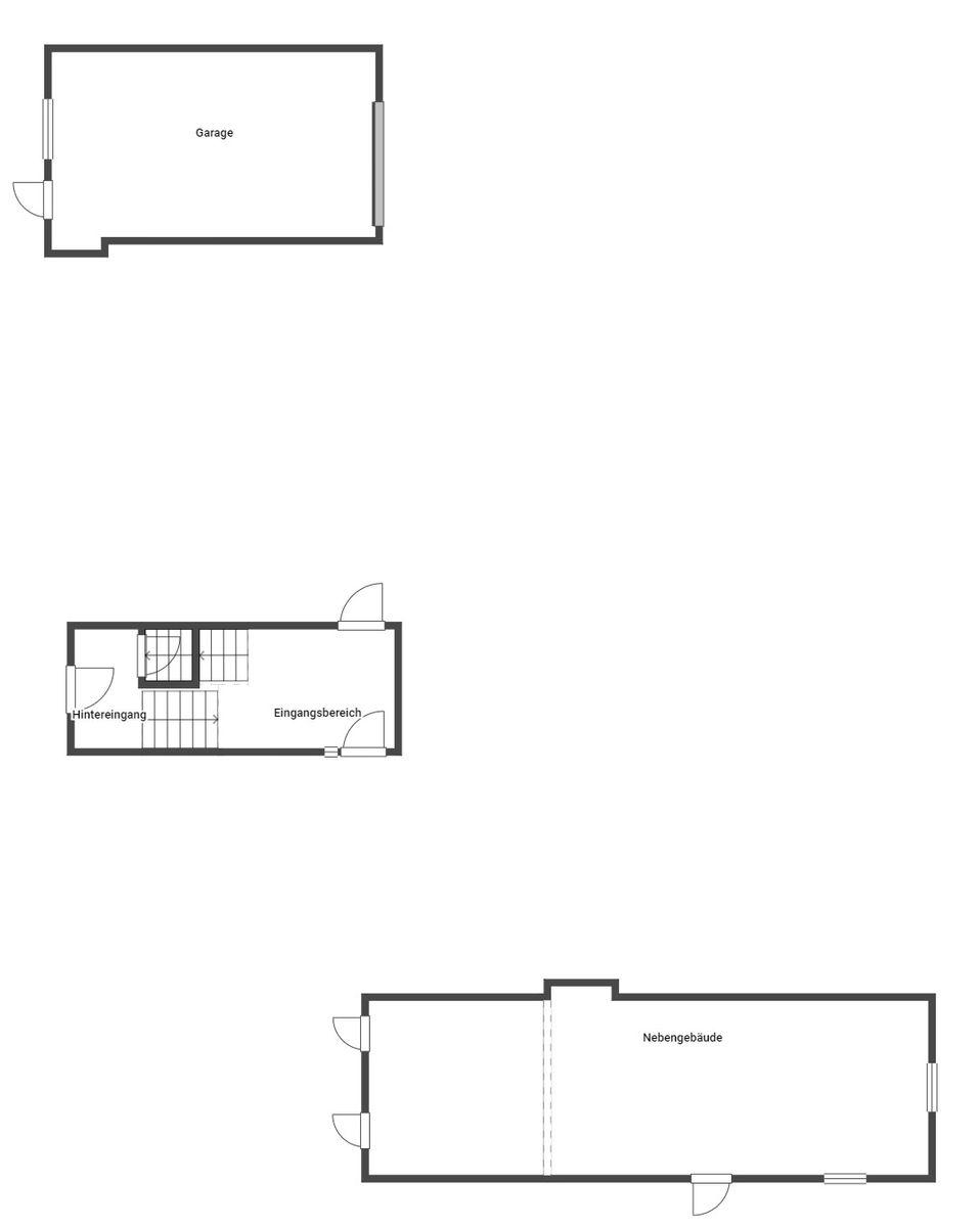 Skizze EG/Nebengebäude