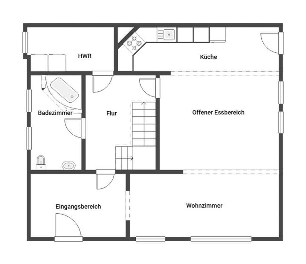 Grundriss Skizze EG