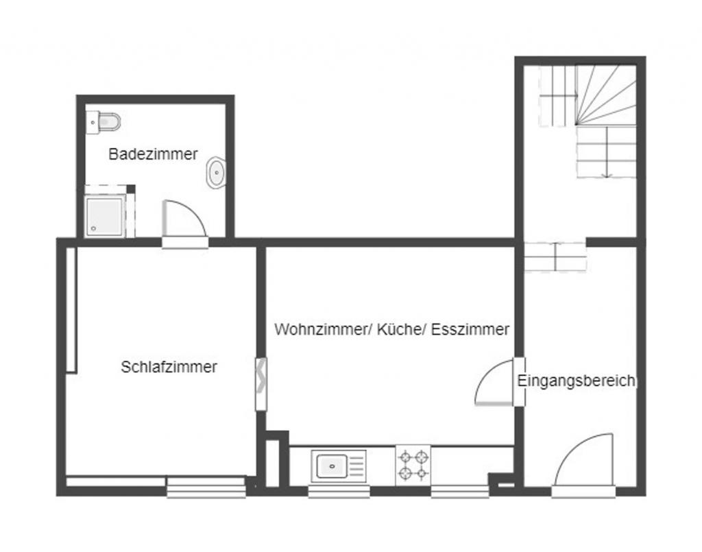 Grundriss Skizze EG