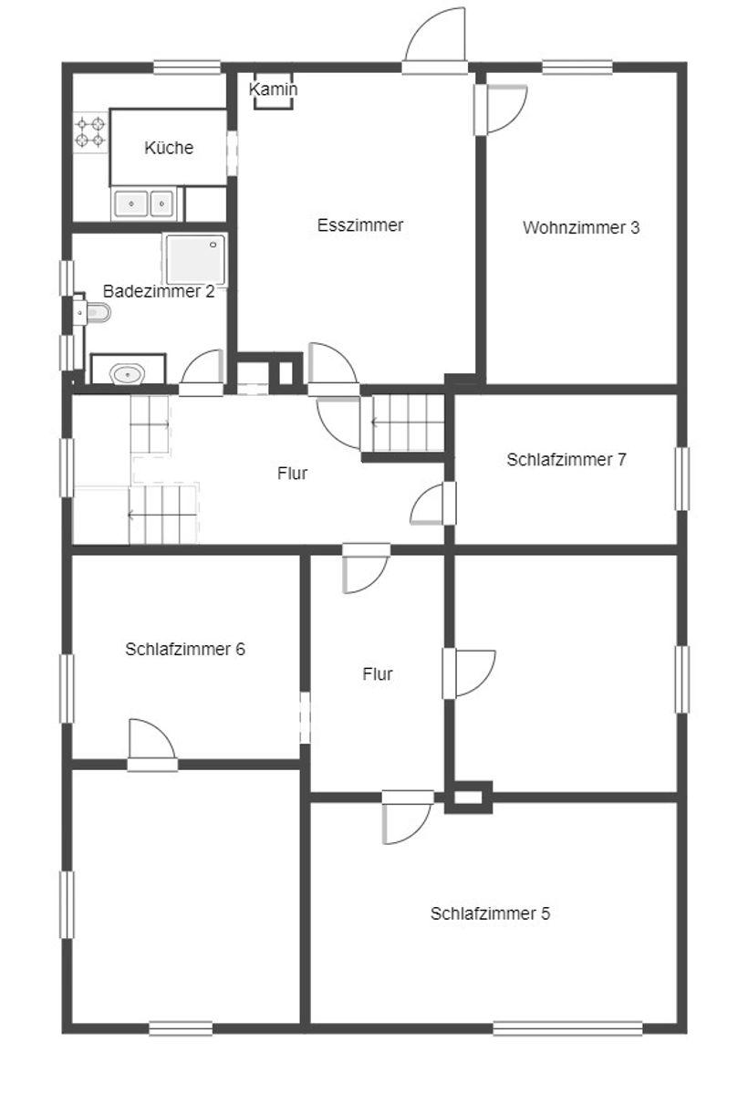 Grundriss Skizze OG