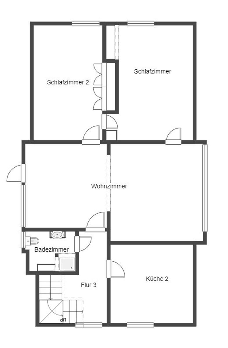 Grundriss Skizze OG