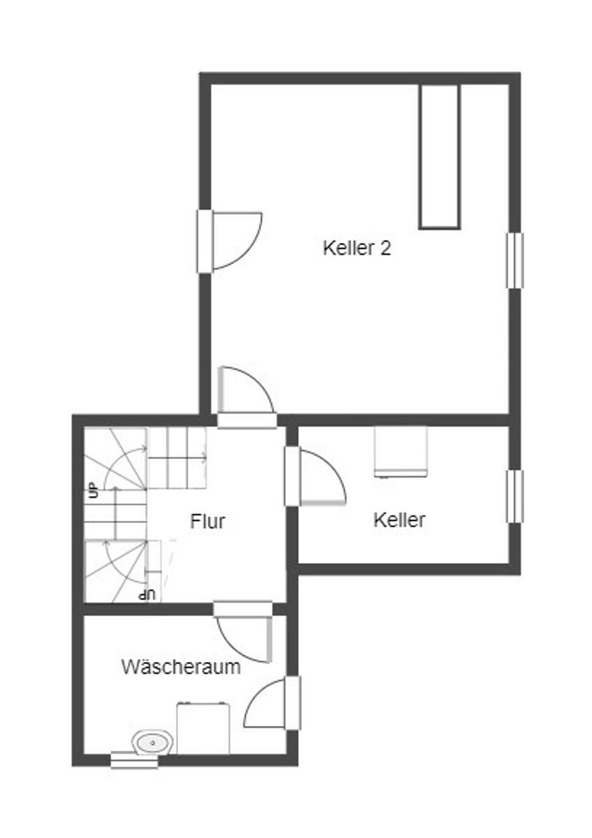 Grundriss Skizze UG