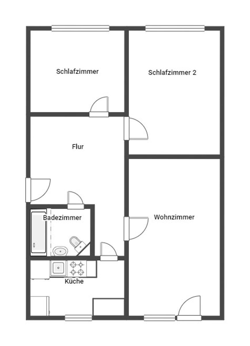 Grundriss Skizze