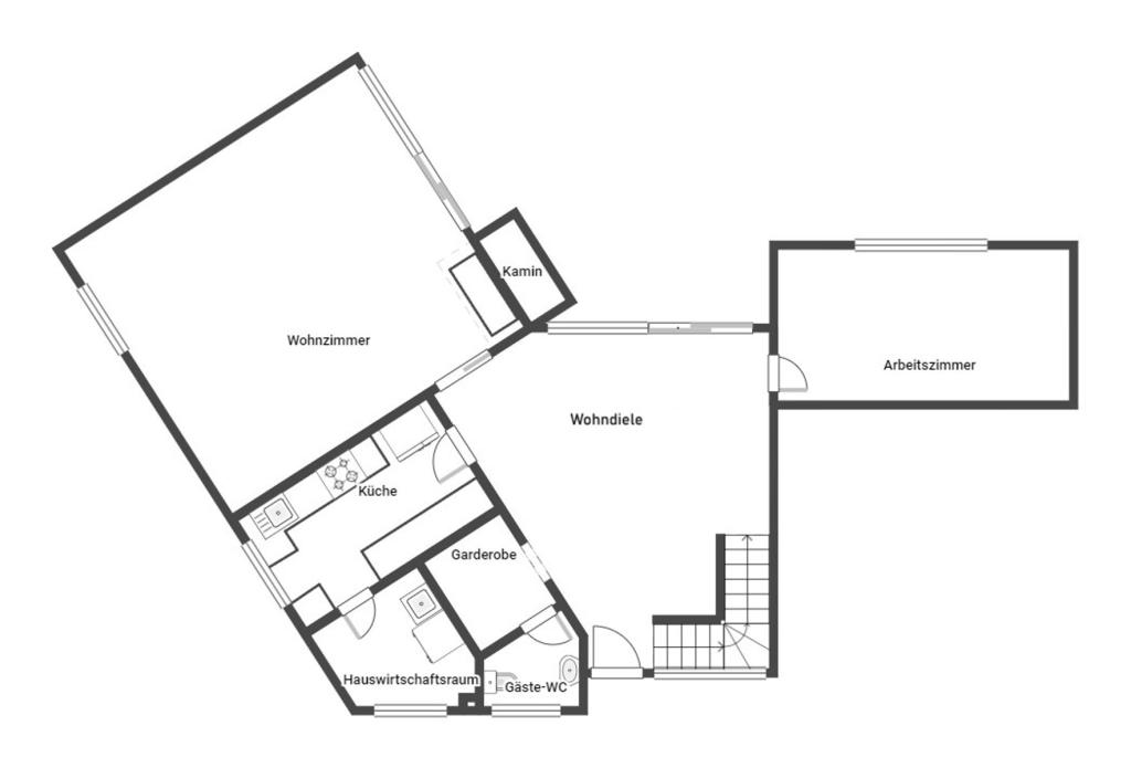 Grundriss Skizze EG