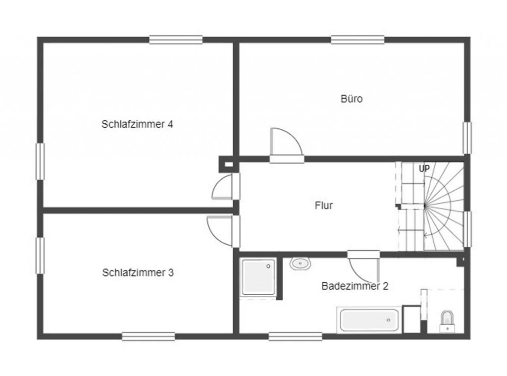 Grundriss Skizze OG