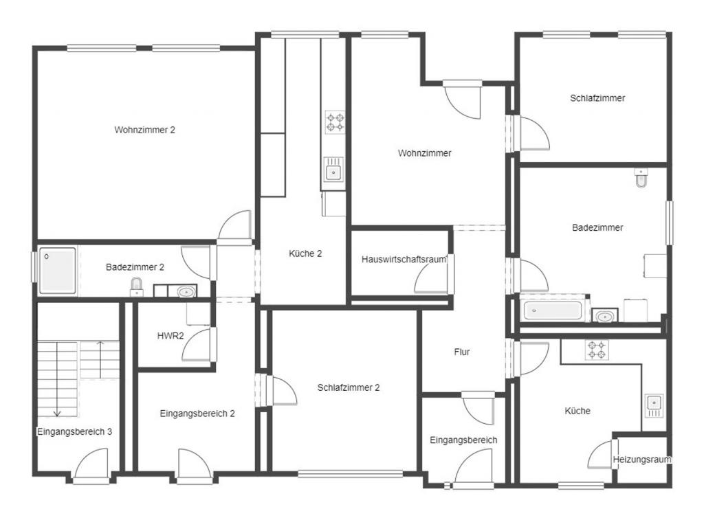 Grundriss Skizze EG