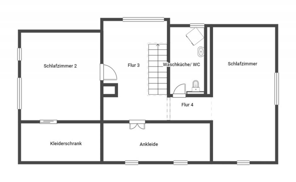 Grundriss Skizze 1.OG