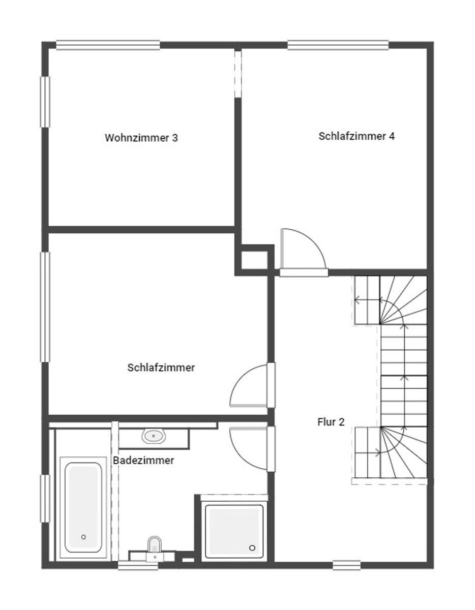 Grundriss Skizze OG