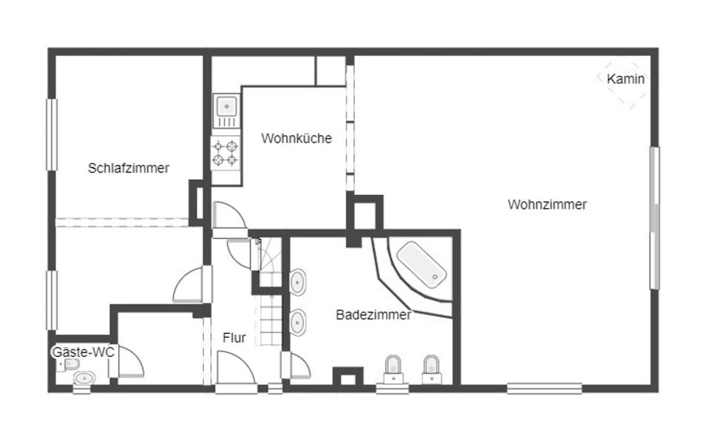 Grundriss Skizze EG