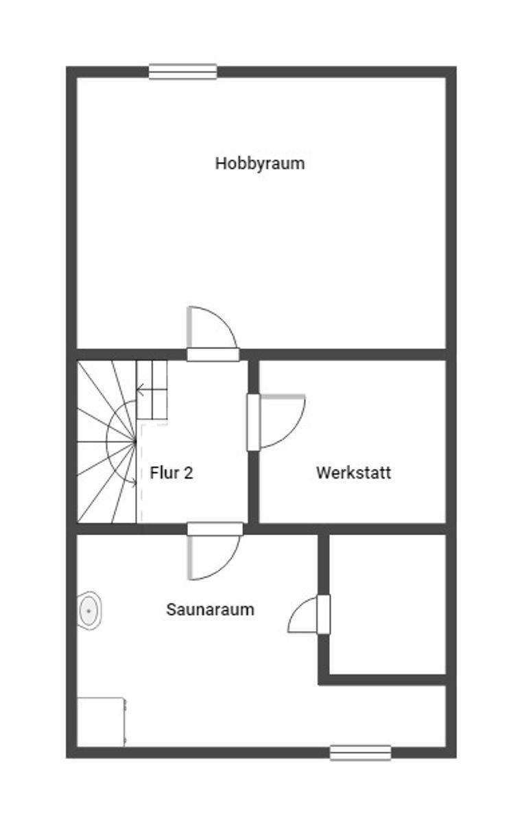 Grundriss Skizze 1.UG