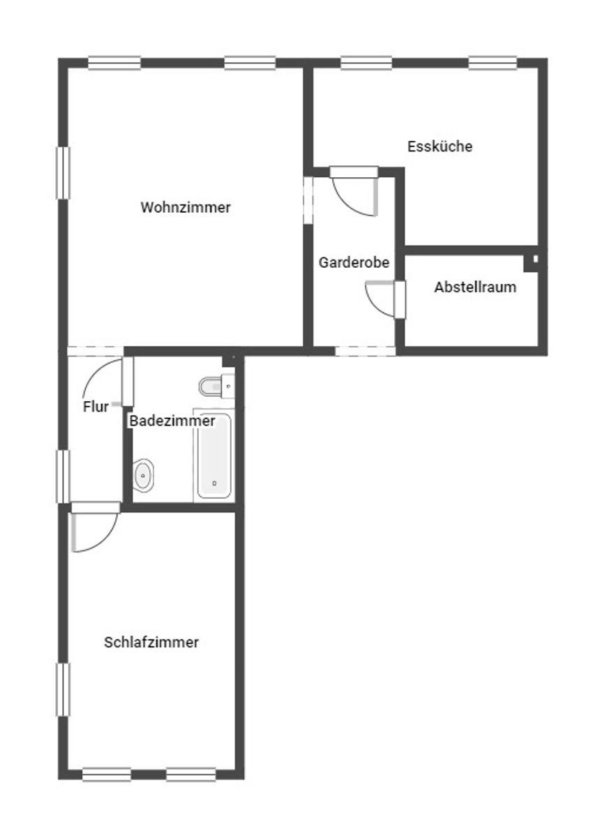 Grundriss Skizze