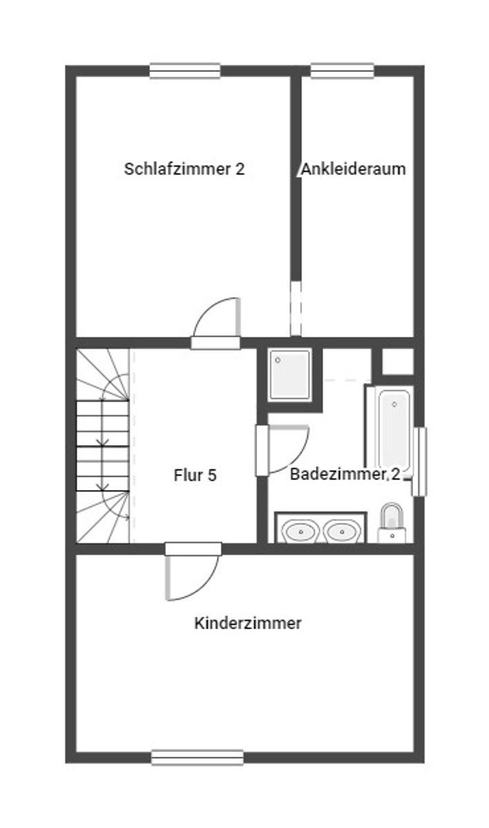 Grundriss Skizze 1.OG