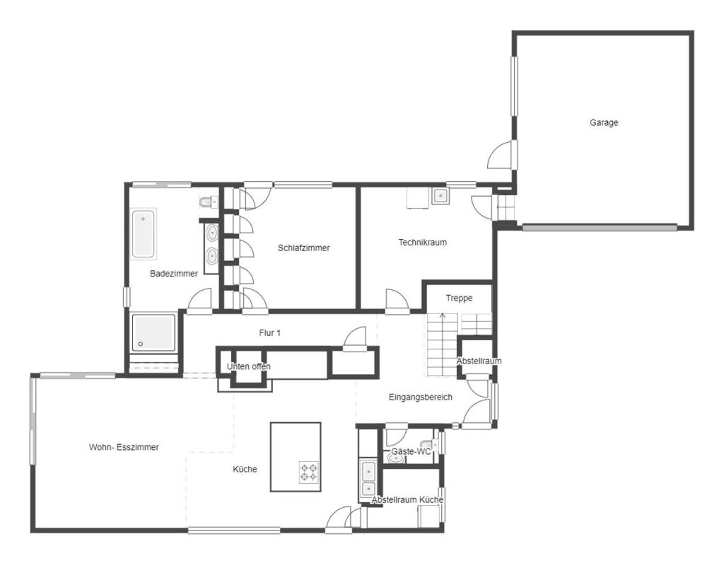 Grundriss Skizze EG