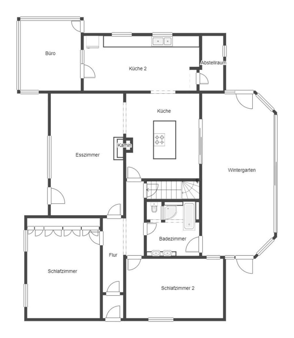 Grundriss Skizze EG