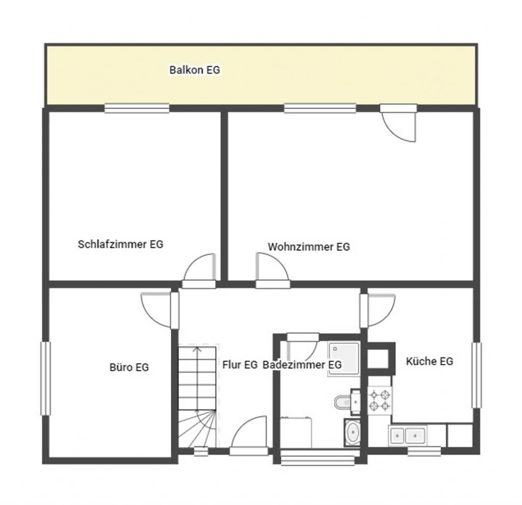 Grundriss Skizze EG