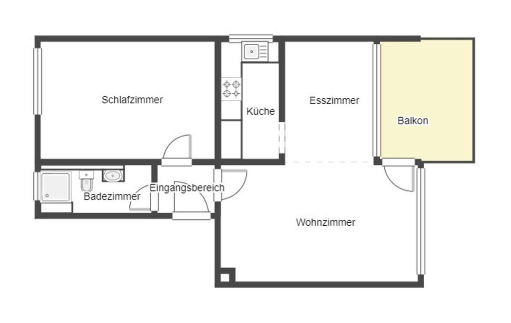 Grundriss Skizze