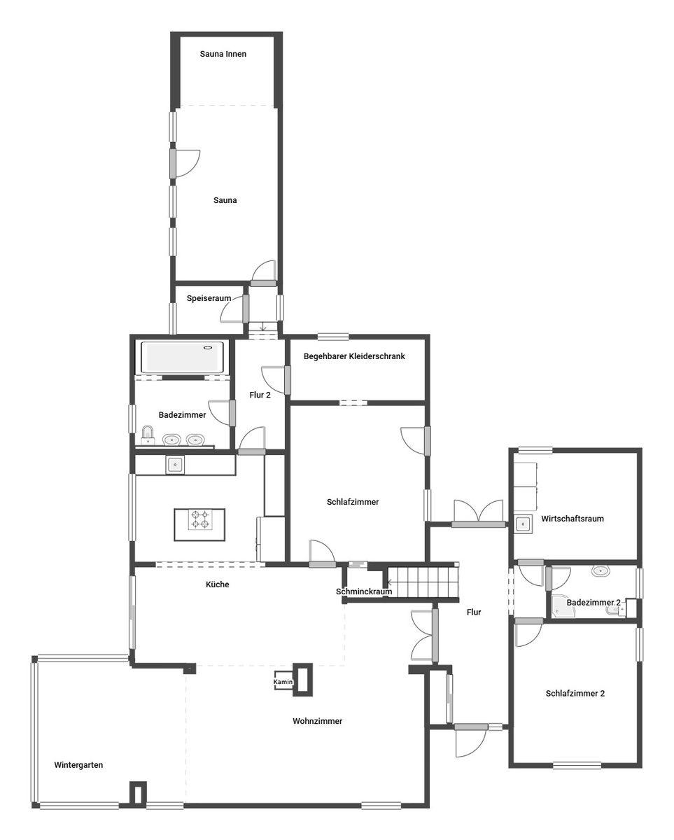 Grundriss Skizze EG