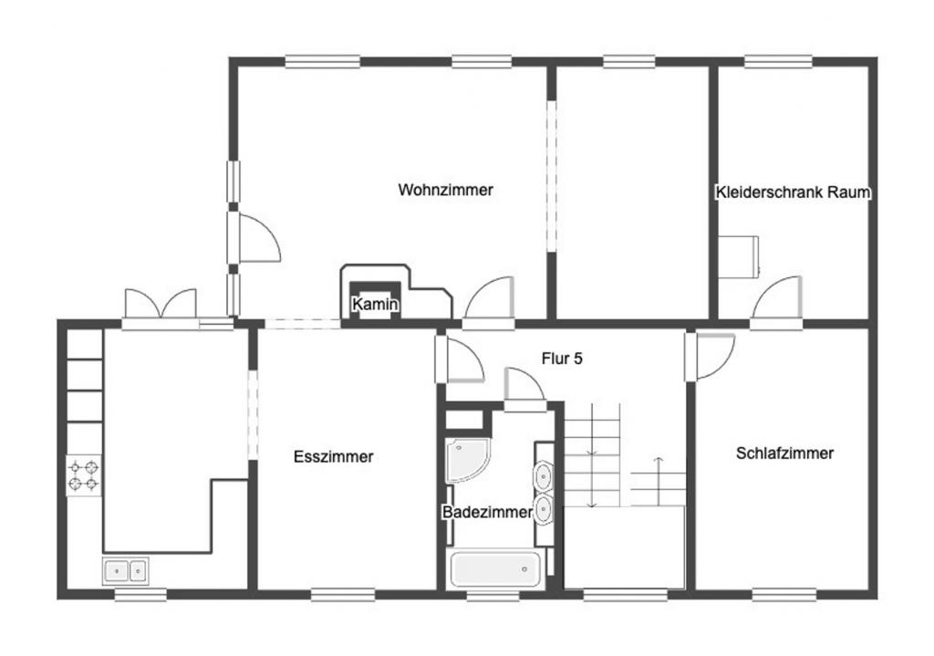 Grundriss Skizze OG