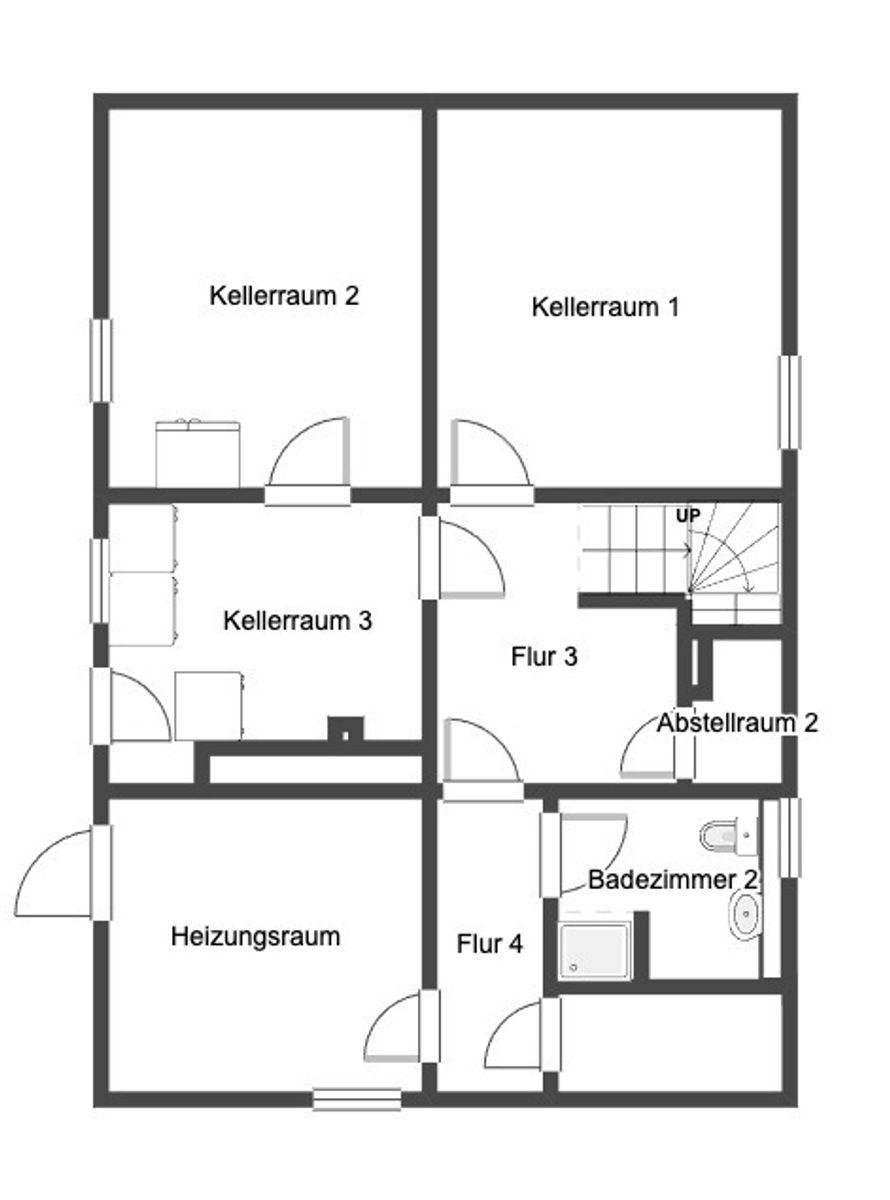 Grundriss Skizze UG