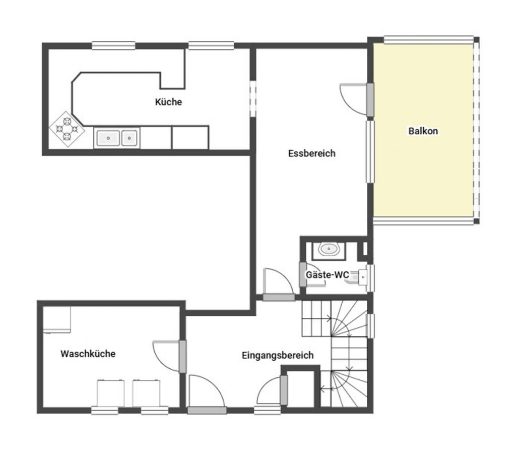 Grundriss Skizze EG