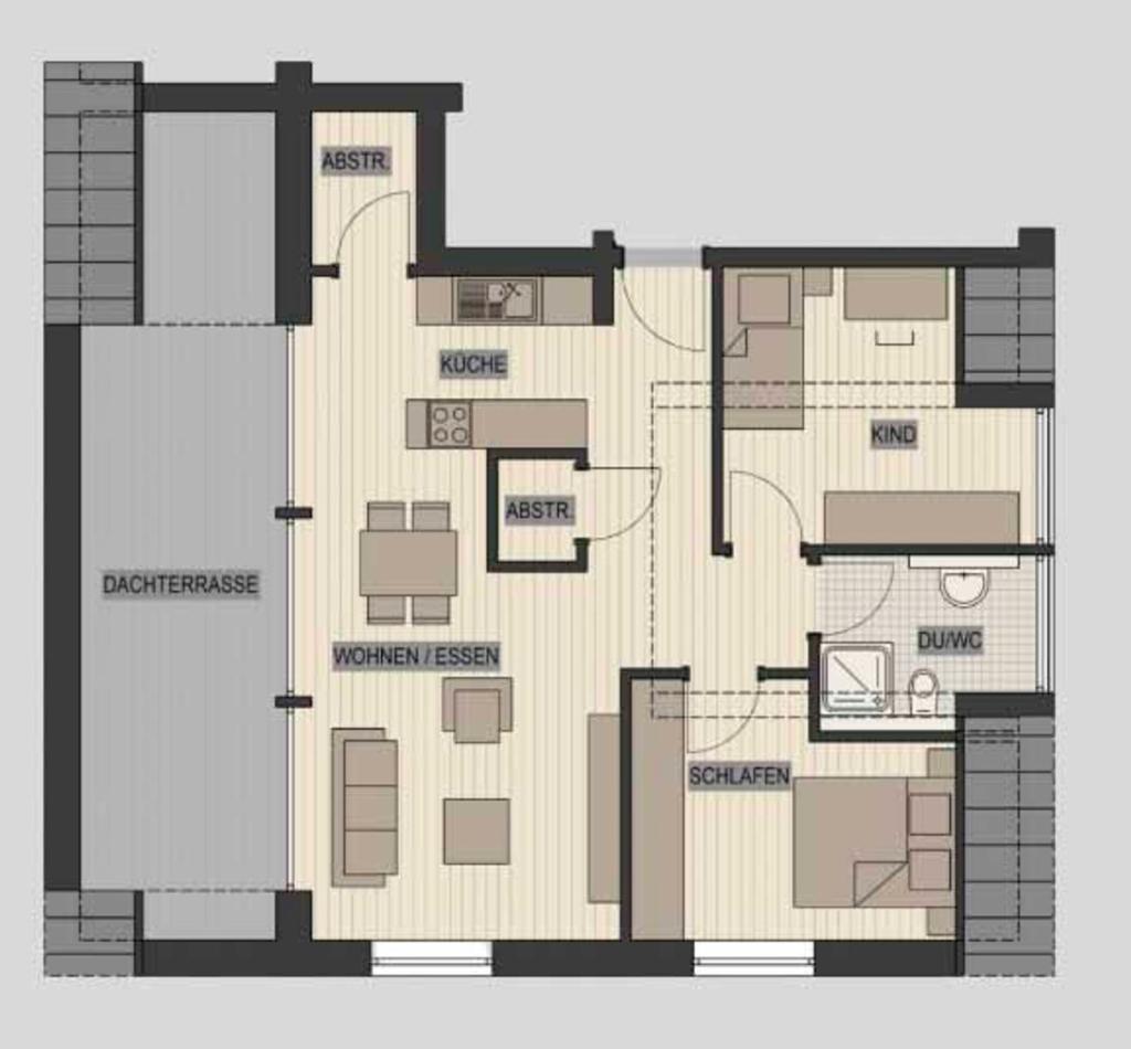 Grundriss DG Wohnung 15
