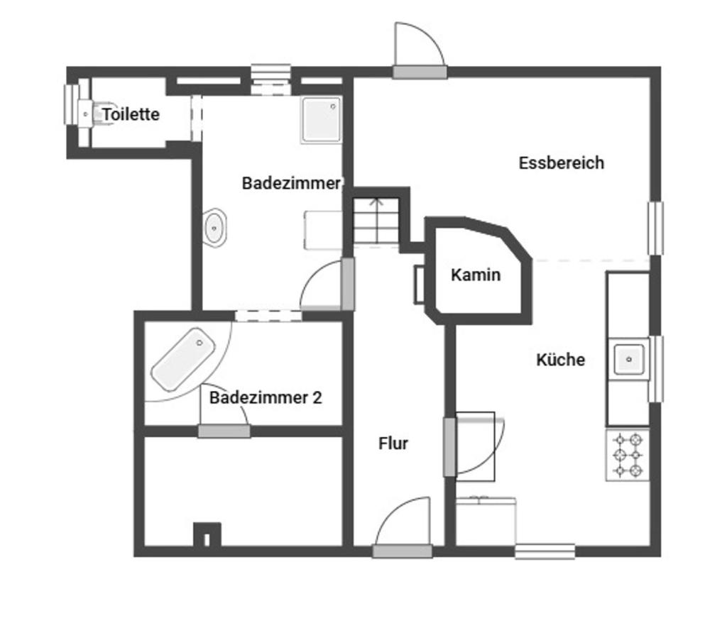 Grundriss Skizze EG