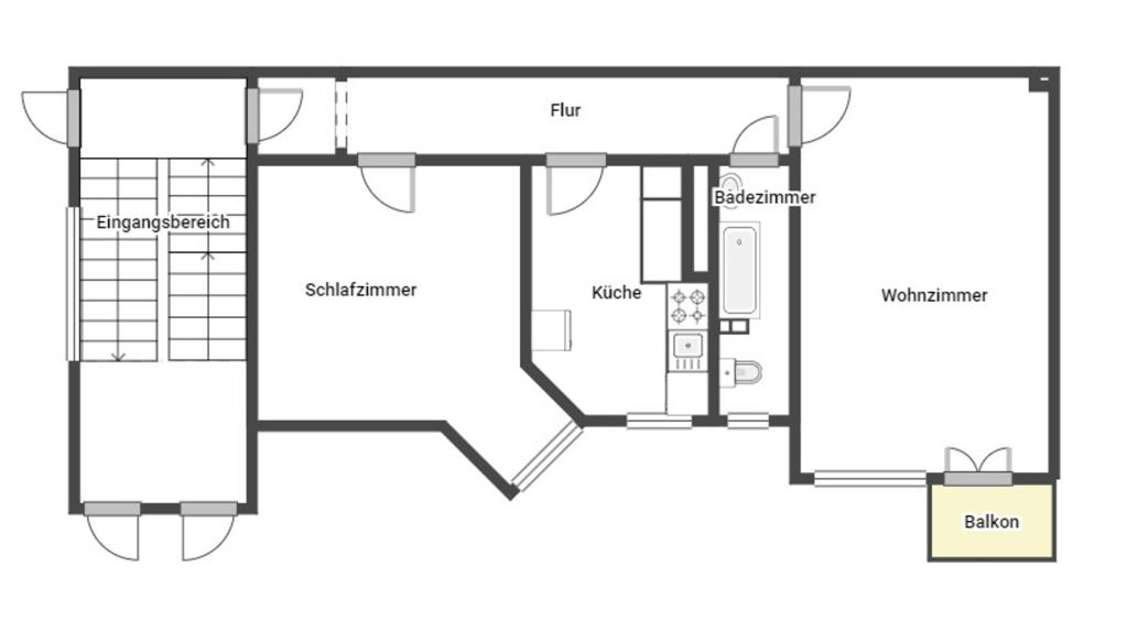 Grundriss Skizze