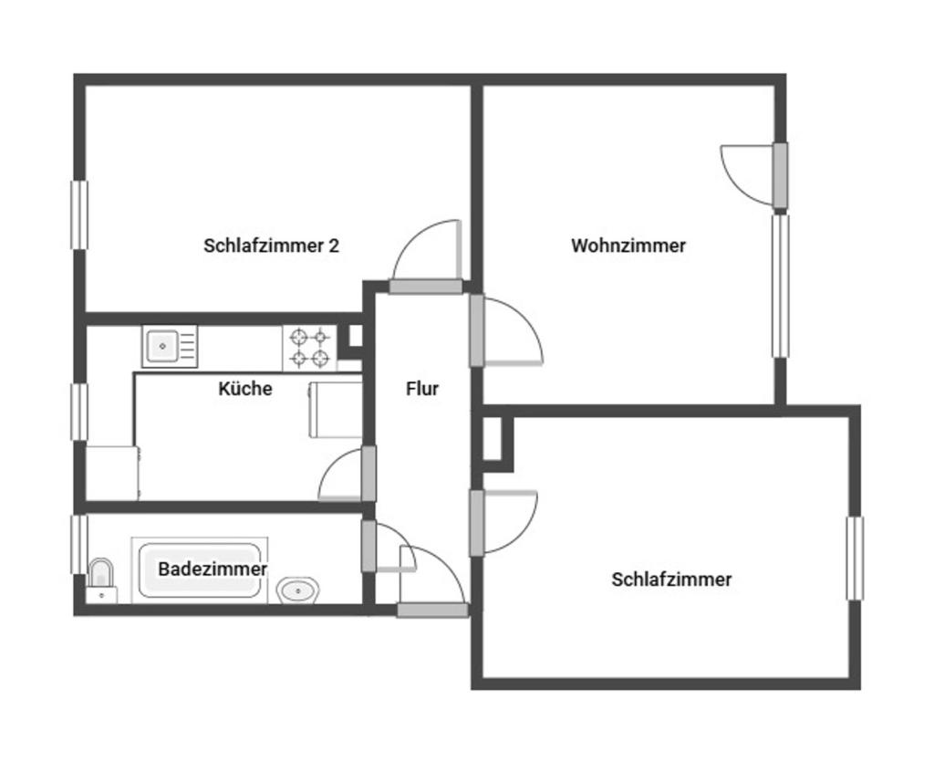 Grundriss Skizze
