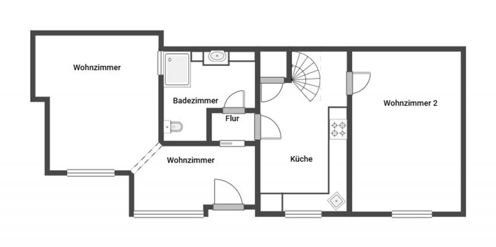 Grundriss Skizze EG