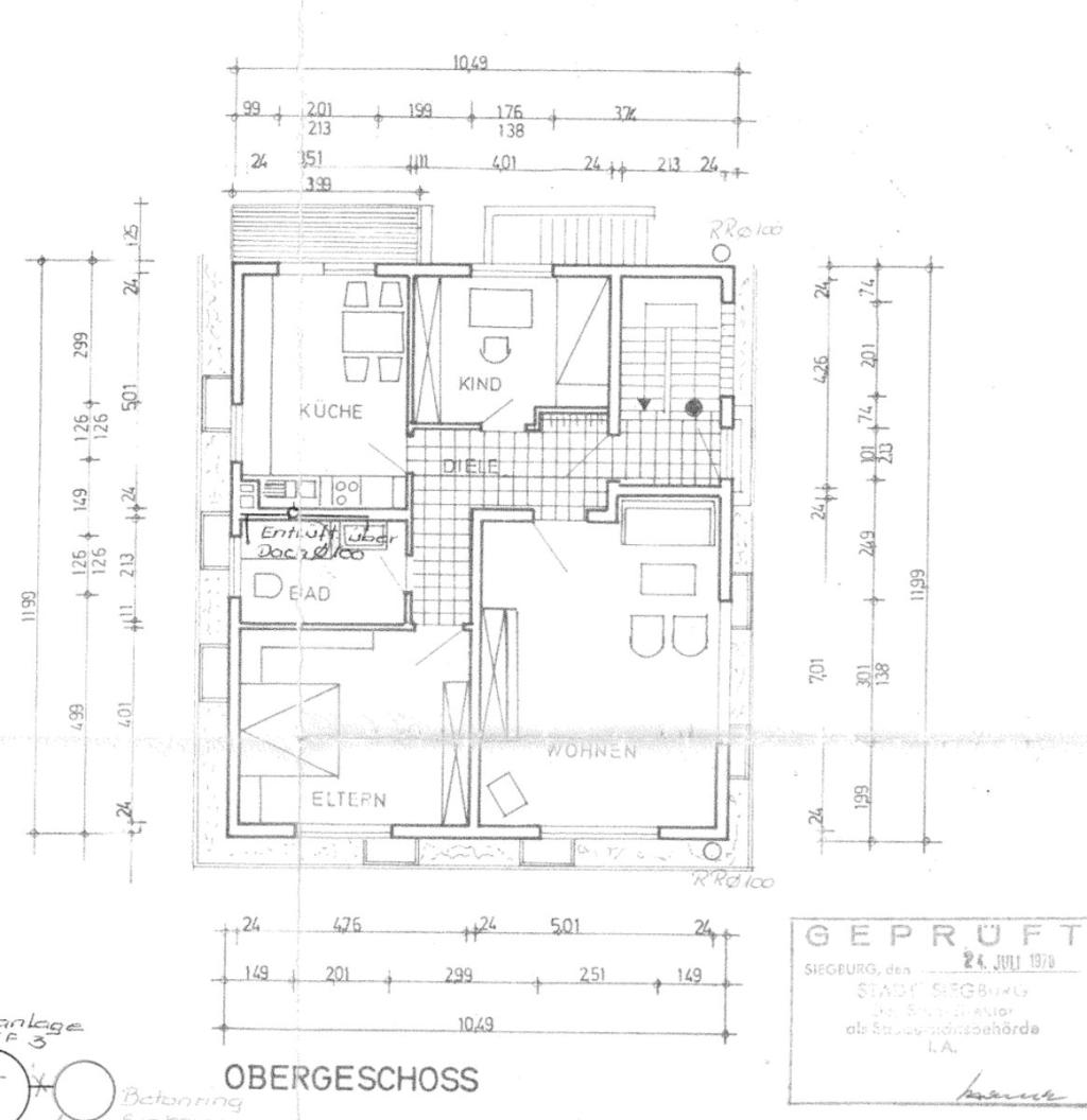 Grundriss Obergeschoss