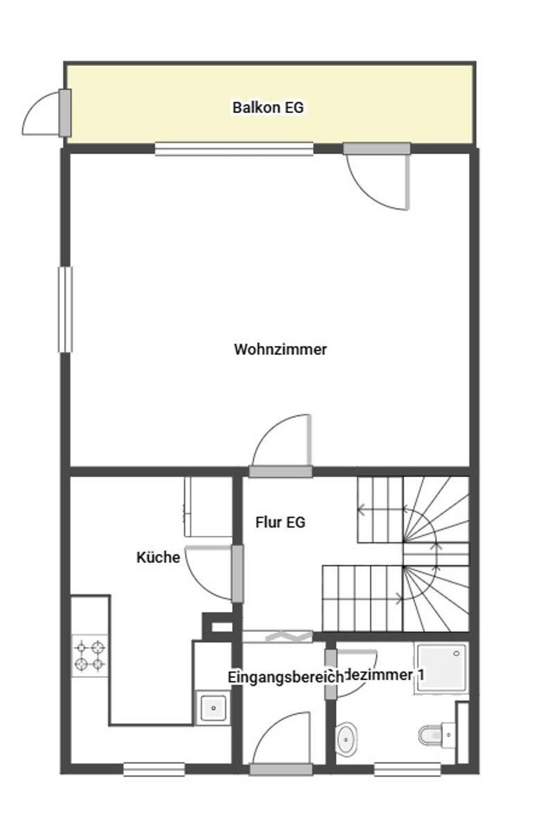 Grundriss Skizze EG