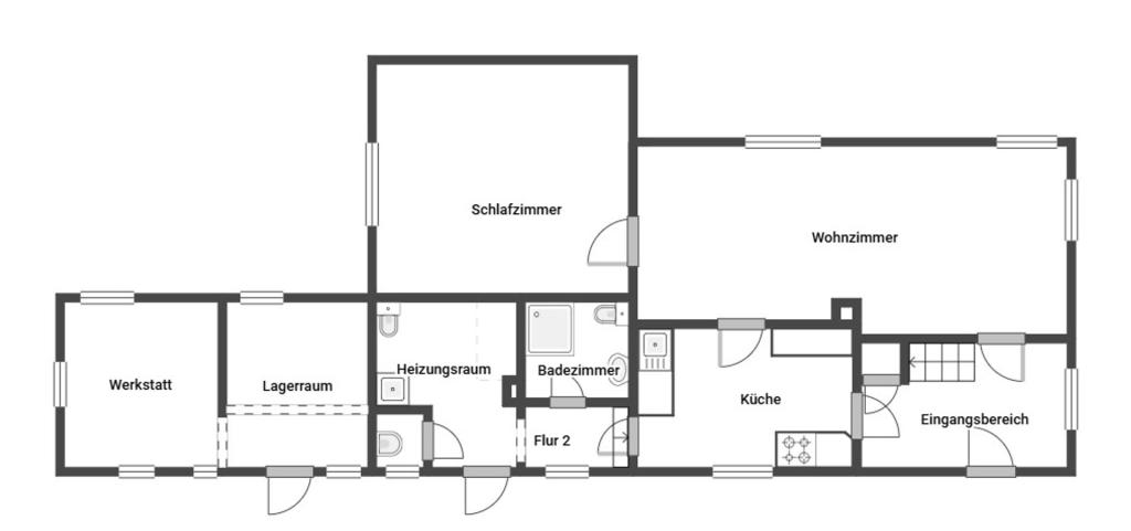 Grundriss Skizze EG