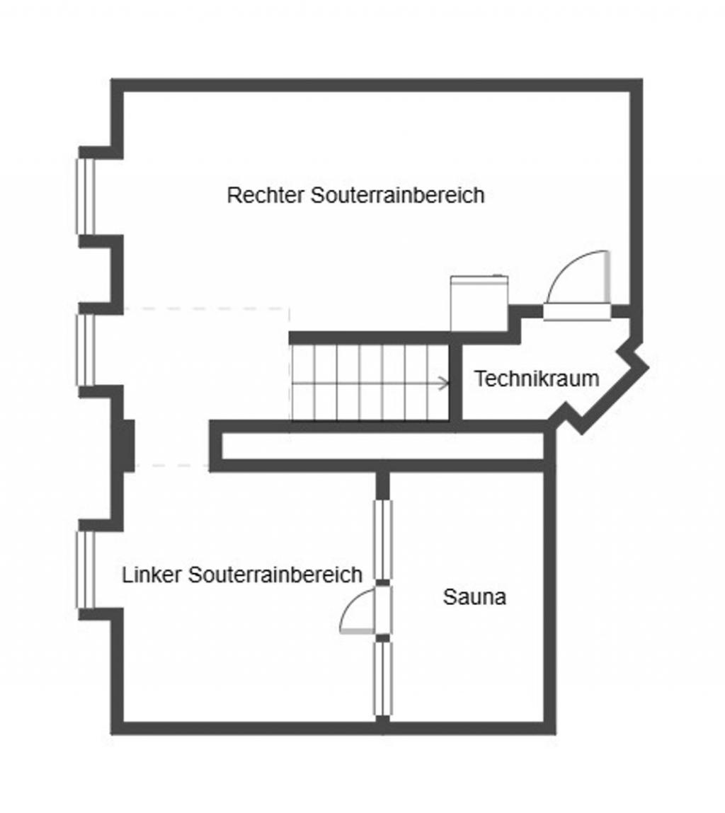 Grundriss Skizze UG
