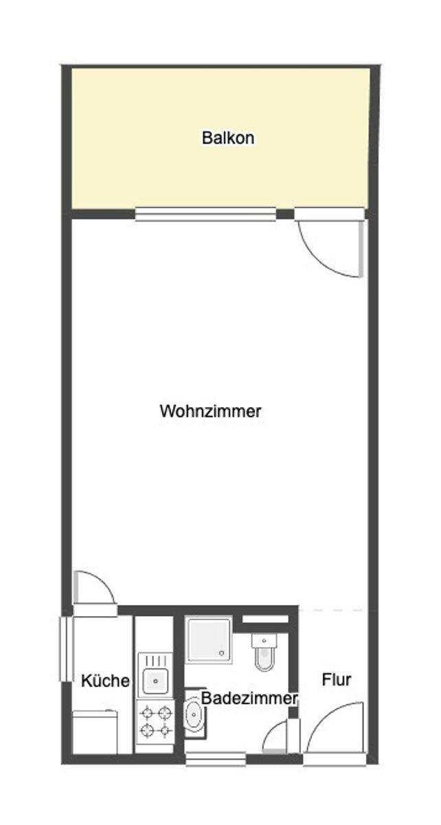 Grundriss Skizze 10. OG