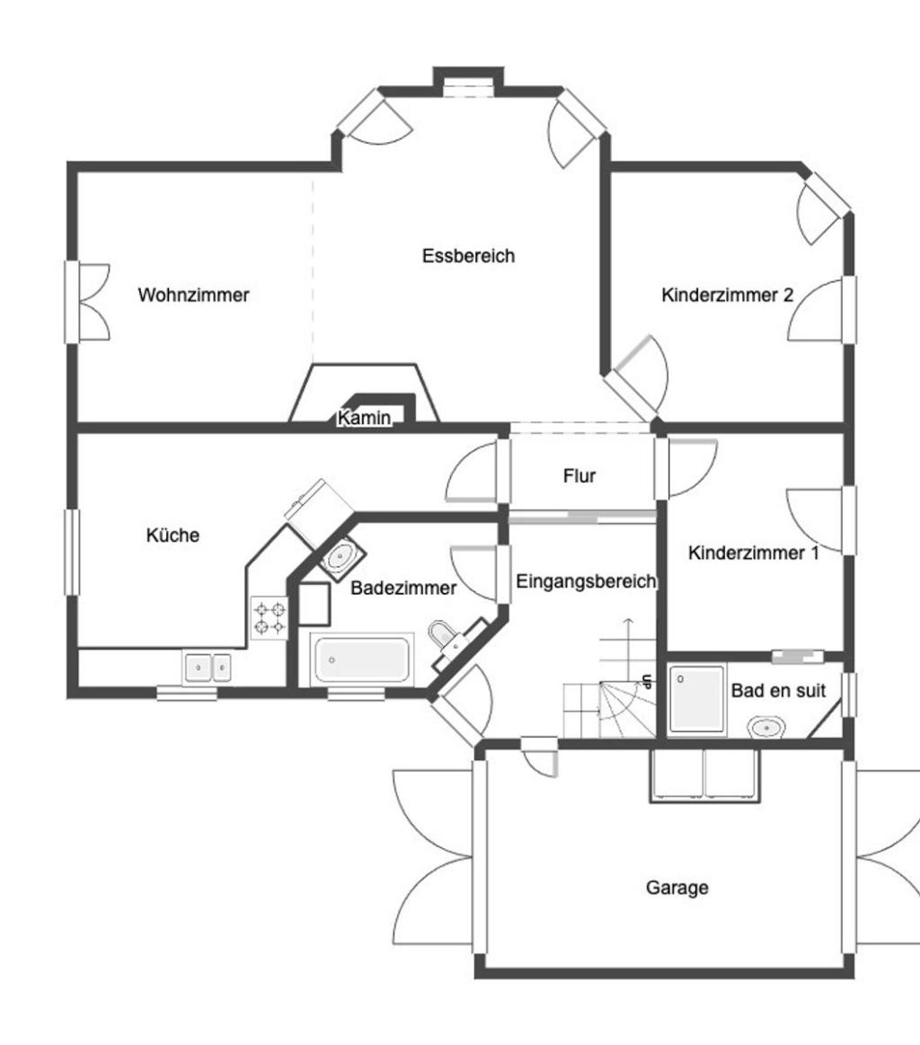 Grundriss Skizze EG