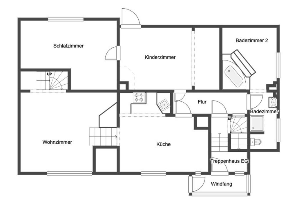 Grundriss Skizze EG