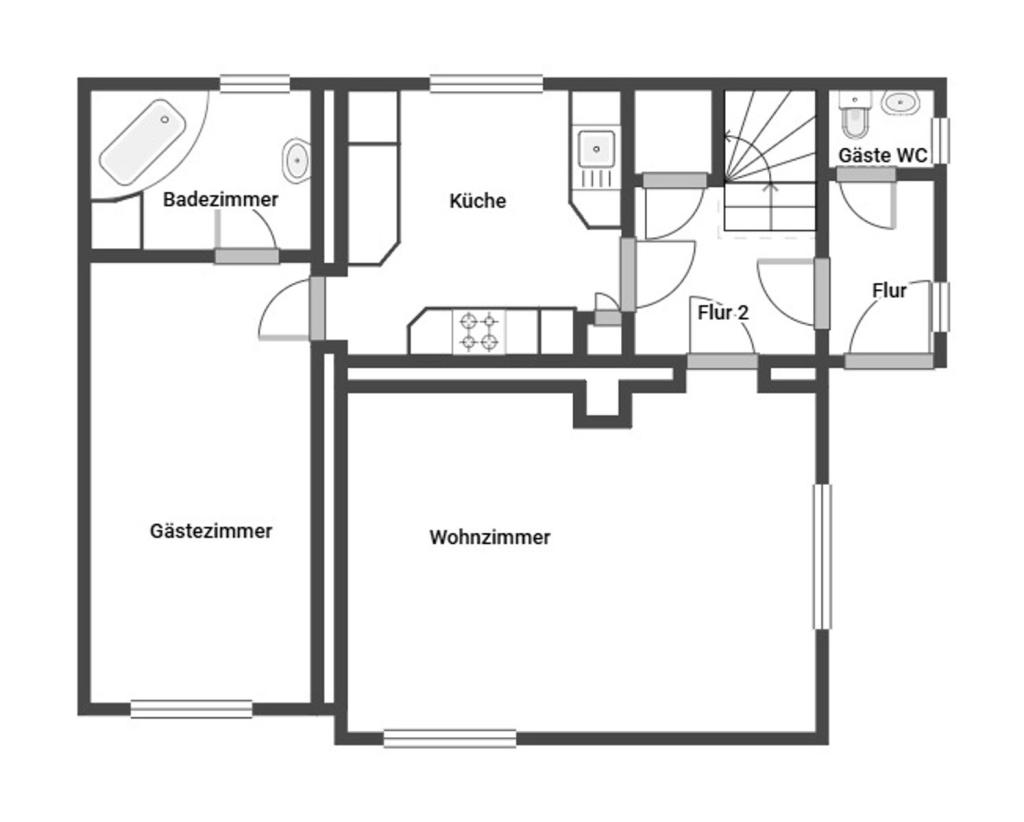 Grundriss Skizze EG