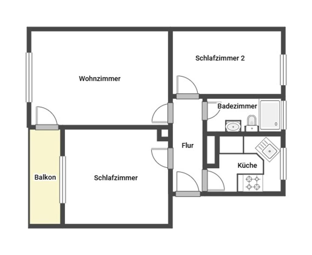 Grundriss Skizze