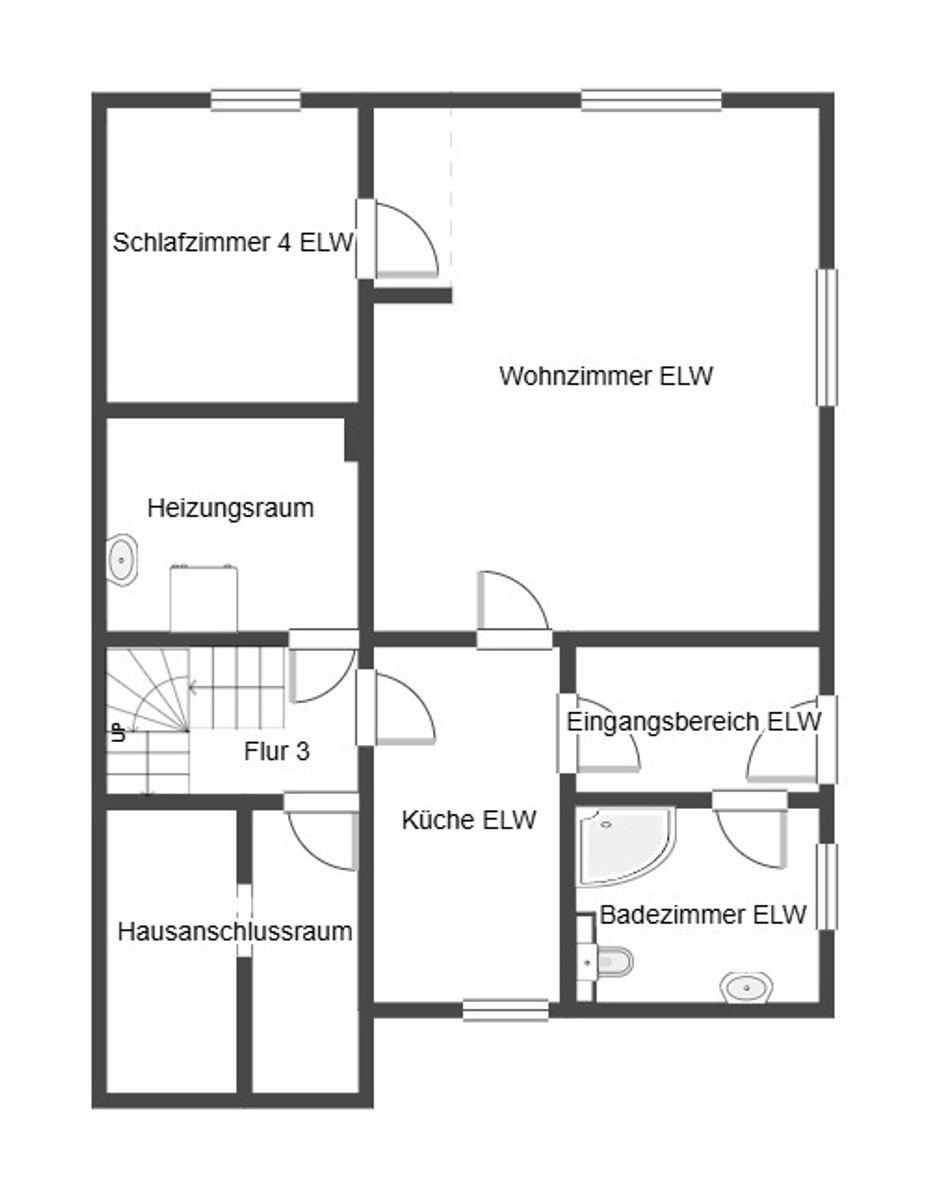 Grundriss Skizze UG