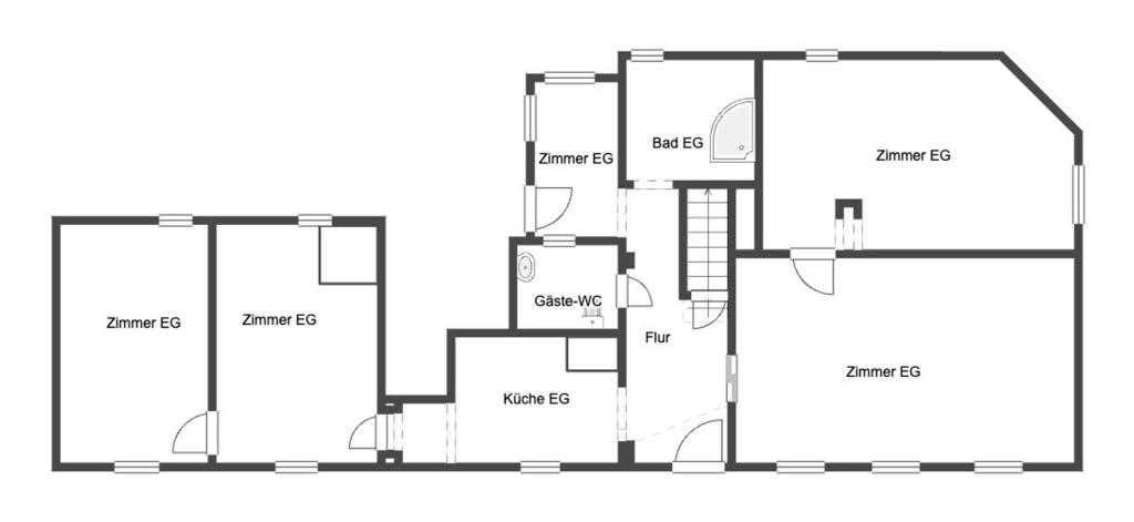 Grundriss Skizze EG