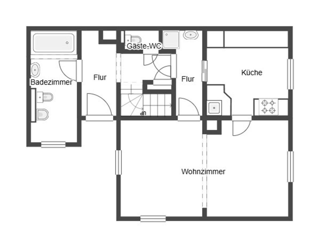 Grundriss Skizze EG