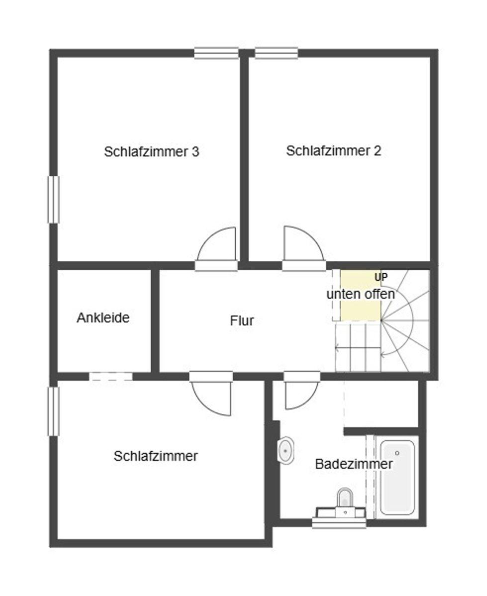 Grundriss Skizze OG