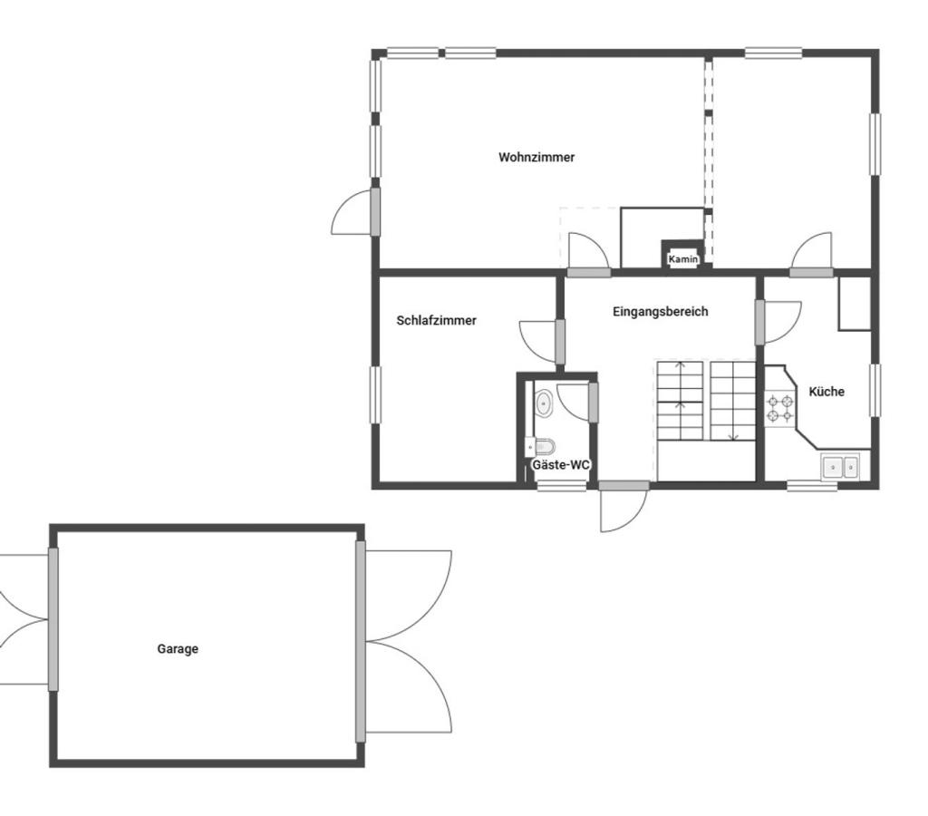 Grundriss Skizze EG
