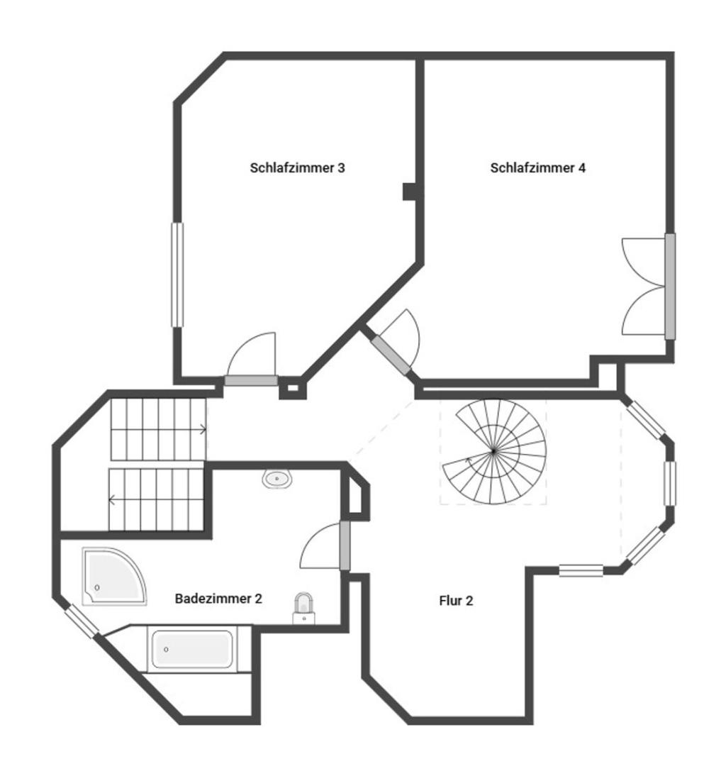 Grundriss Skizze 1.OG