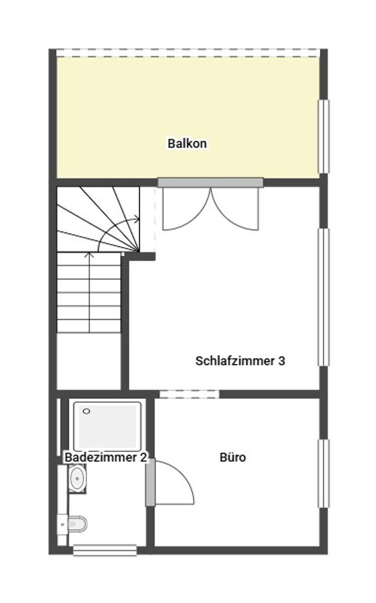 Grundriss Skizze 2.OG