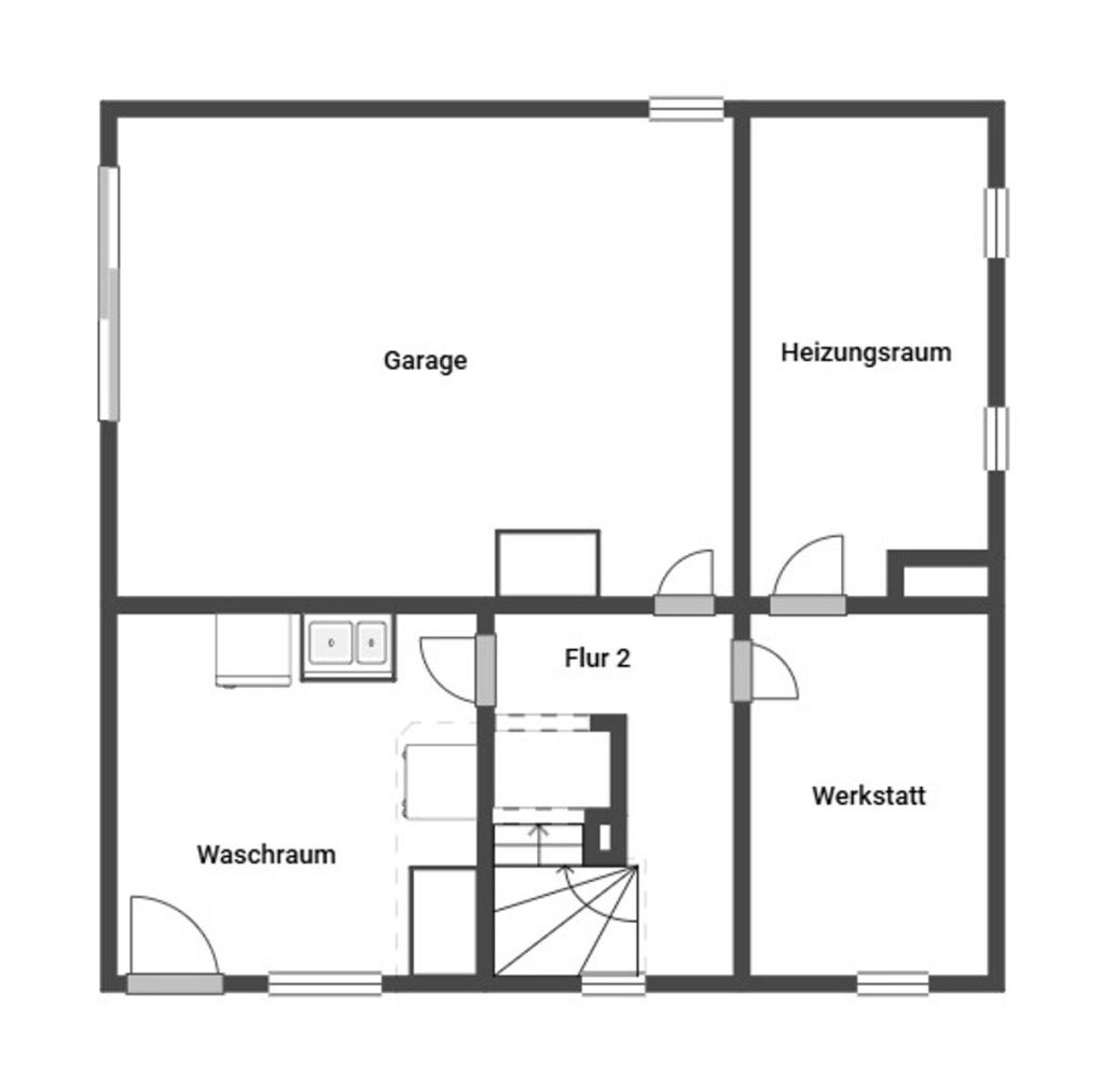 Grundriss Skizze UG