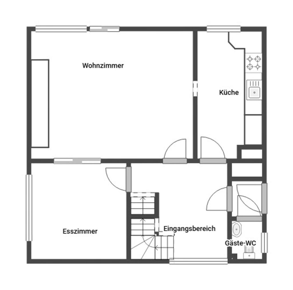 Grundriss Skizze EG