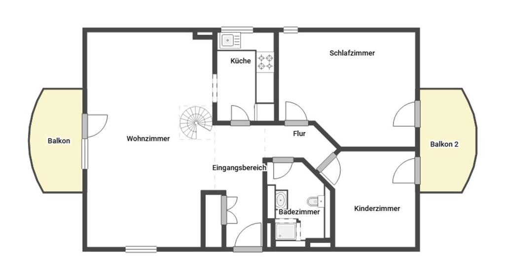 Grundriss Skizze 3.OG