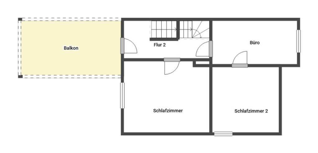 Grundriss Skizze 1.OG