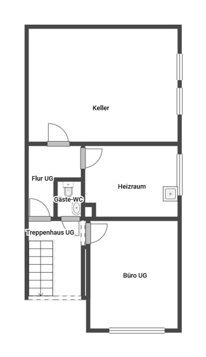 Grundriss Skizze UG